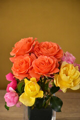 秋バラの切り花