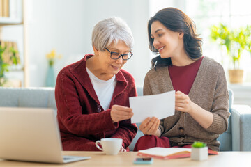 women with a paper receipt