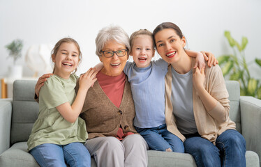 Fototapeta premium family spending time together