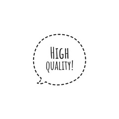 ''High quality'' Lettering/Seal