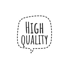 ''High quality'' Lettering/Seal