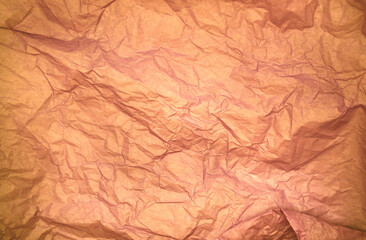 Creased paper tissue background texture. wrinkled tissue paper texture, close up