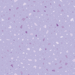 Terrazzo seamless pattern. Gentle classic flooring