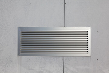 ventilation grille in the wall