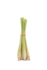 Lemongrass isolated on white background with clipping path