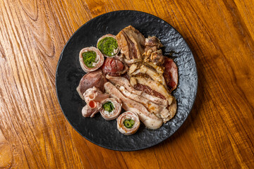 高級和牛で焼肉　 Japanese beef roasted meat set