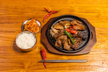 高級和牛で焼肉　 Japanese beef roasted meat set