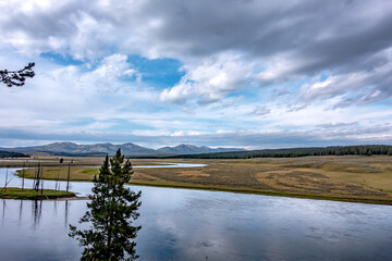 Hayden Valley and Yellowstone River, Yellowstone National Park