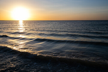 SUNSET ON HOLBOX ISLAND IN MEXICO
