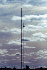 Obraz premium Radio Towers in Oklahoma City
