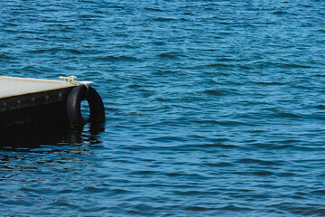 pier in the middle of the ocean