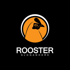 Rooster head logo vector icon symbol illustration design.Rooster  chicken  cock. Abstract vector illustration