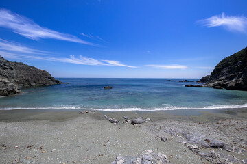 佐田岬灯台（愛媛県伊方町）近くの海岸