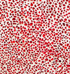 red sea glass mosaic wall background