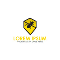 pest control vector , insecticide logo