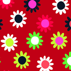 Seamless pattern. Floral design vector illustration.