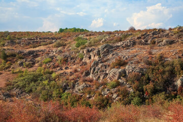 View of beautiful countryside landscape