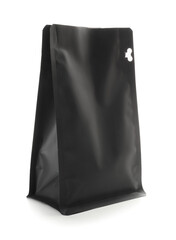 Blank paper bag on white background