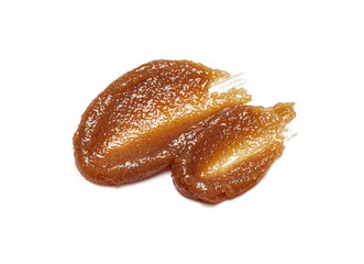 Sugar scrub isolated on white.