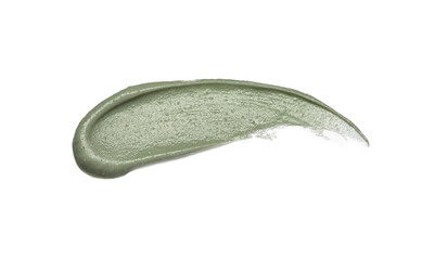 Clay mask isolated on white.