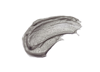 Clay mask isolated on white.