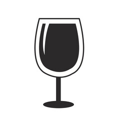 Wine glass icon - Vector