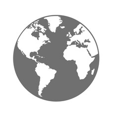 world globe vector illustration