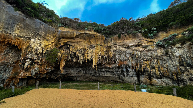 cave with sky