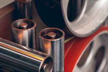 Process of cable production in a factory