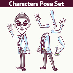 Thief Characters Part Pose Set
