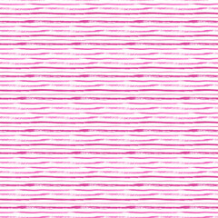 Stripped seamless pattern on white background. Hand painted watercolor illustration. Pink background with lines. Wrapping paper, scrapbook page, wallpaper, fabric, textile designs.