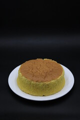 Cheesecake in a white plate