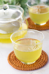 緑茶　冷茶　ティータイム