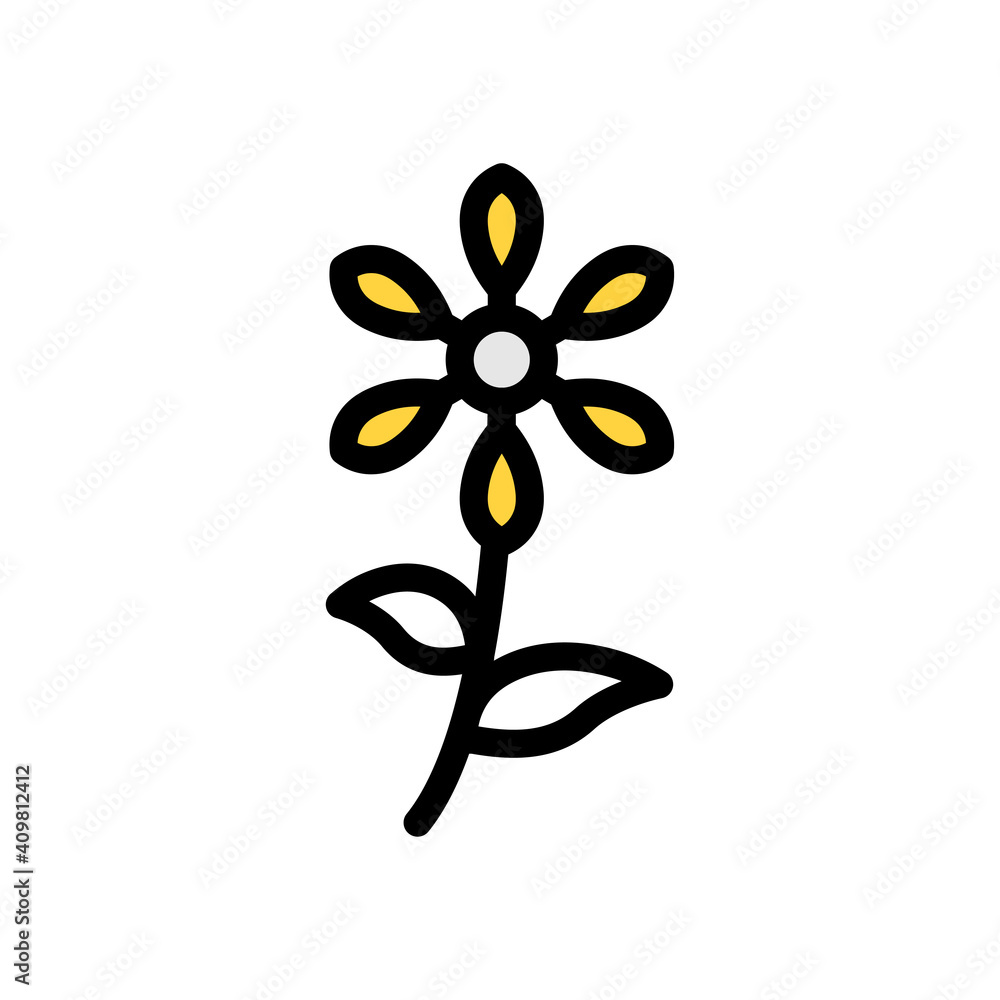 Sticker flower