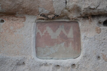 Bandelier Pueblo, New Mexico  (writing on the wall)