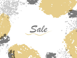 Collage frame sale pop brown with thimble pattern