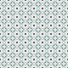 Fototapeta premium Abstract Cross Pattern generative computational art illustration