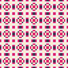 Abstract Cross Pattern generative computational art illustration