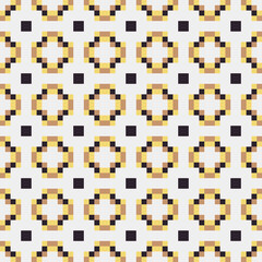Abstract Cross Pattern generative computational art illustration