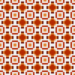 Abstract Cross Pattern generative computational art illustration