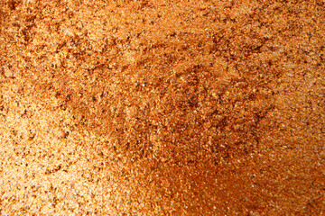 Bright shimmer make-up pressed eyeshadows texture close up
