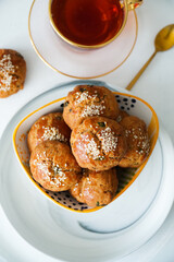 Whole Wheat Flour Pastry with sesame
