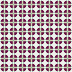 Abstract Cross Pattern generative computational art illustration