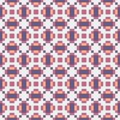 Fototapeta premium Abstract Cross Pattern generative computational art illustration