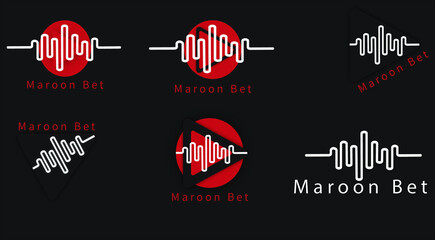 music play button logo 