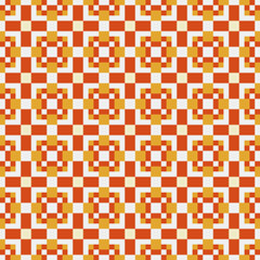 Abstract Cross Pattern generative computational art illustration