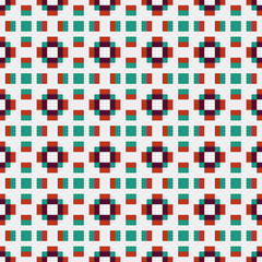 Abstract Cross Pattern generative computational art illustration