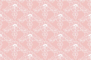 floral lace pattern