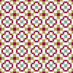 Abstract Cross Pattern generative computational art illustration