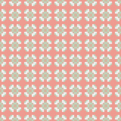 Abstract Cross Pattern generative computational art illustration